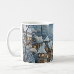 Christmas Village Scene Coffee Mug