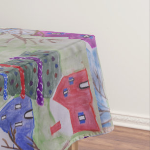 Christmas Village  Tablecloth