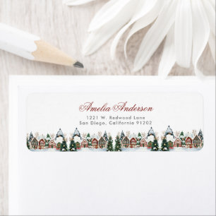 Christmas Village Winter Gender Return Addres