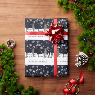 Christmas Village Wrapping Paper
