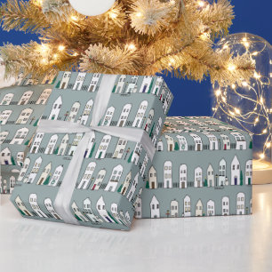 Christmas Village Wrapping Paper
