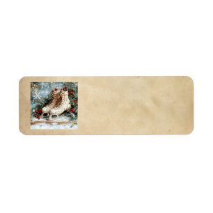 Christmas Vintage Address Labels