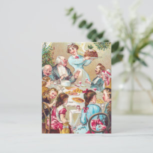Christmas vintage art holiday postcard