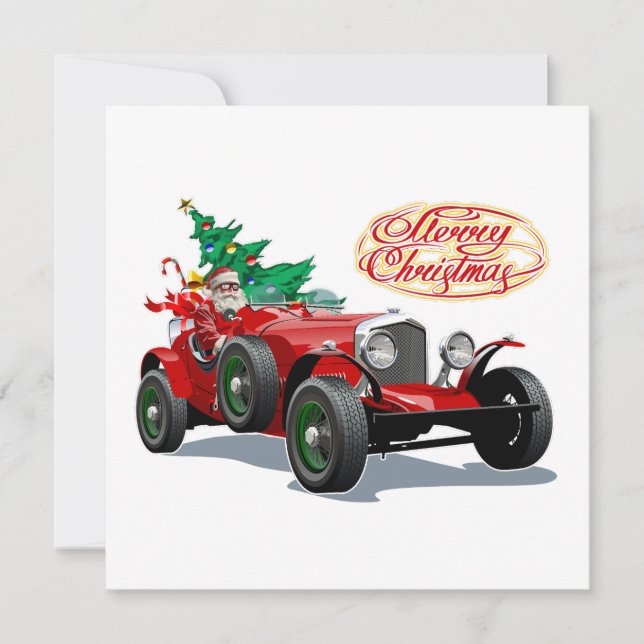 Christmas vintage car (Front)