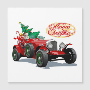 Christmas vintage car