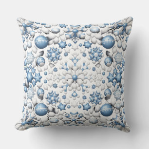 Christmas Vintage Cheer Pattern  Throw Pillow