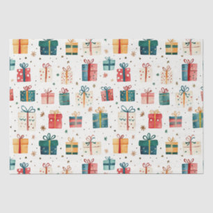 Christmas Vintage Gift Packages Tissue Paper