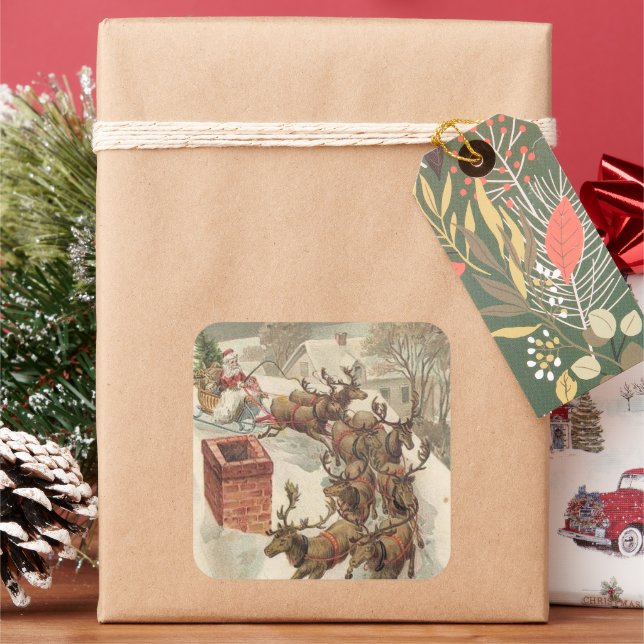 Christmas Vintage Holiday sticker (Holiday)