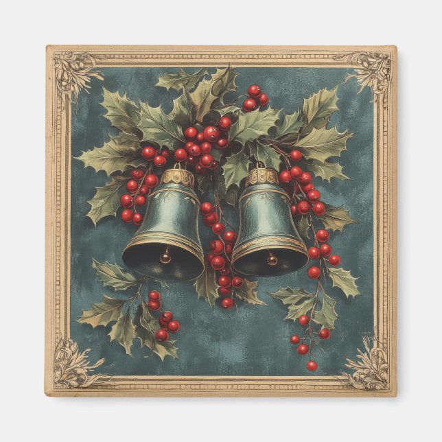 Christmas Vintage Magnet (Front)