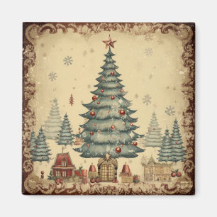 Christmas Vintage Magnet