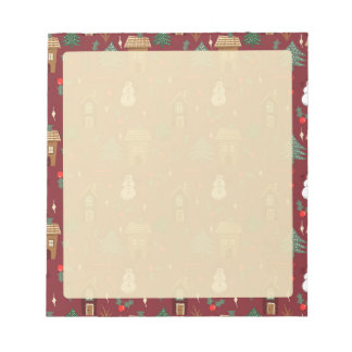 Christmas vintage notepad