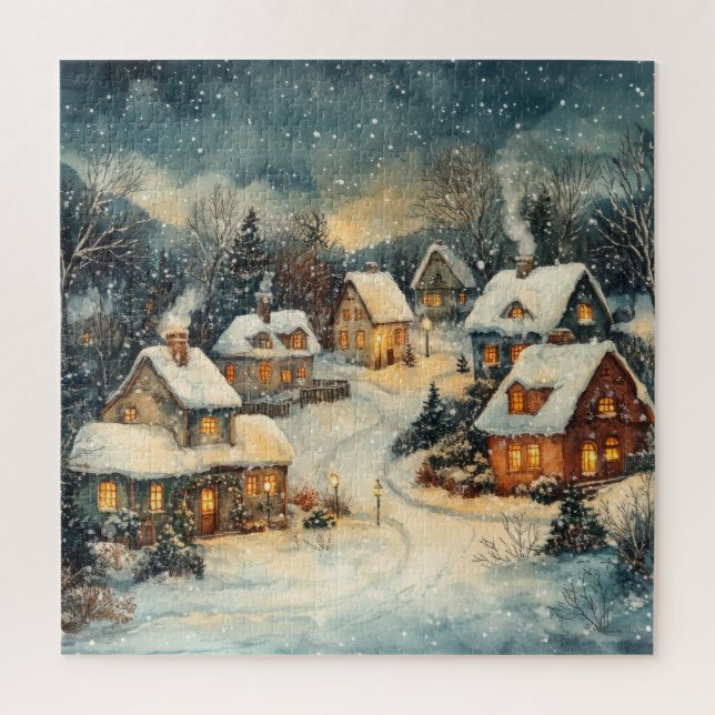 Christmas Vintage Puzzle (Vertical)