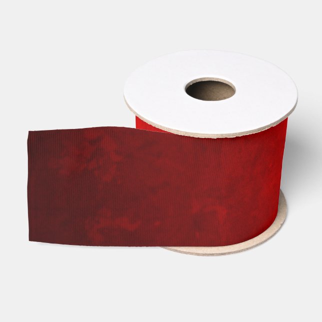Christmas Vintage Red  Grosgrain Ribbon (Spool)