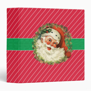 Christmas Vintage Santa Wreath Recipe Photo Binder