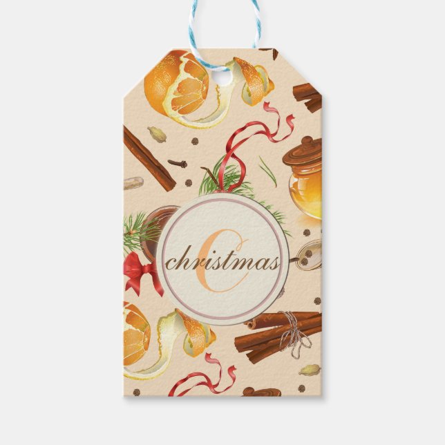 Christmas Vintage Scents Gift Tags (Front)