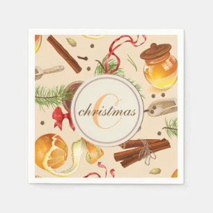 Christmas Vintage Scents Napkin