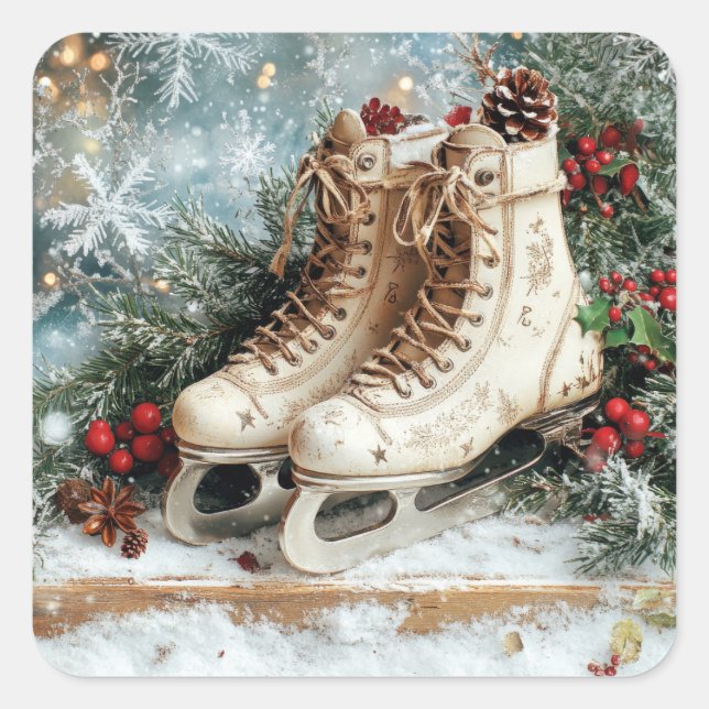 Christmas Vintage Stickers (Front)