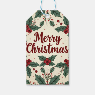 Christmas Vintage Style Gift Tags