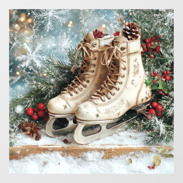 Christmas Vintage Window Cling (Sheet)