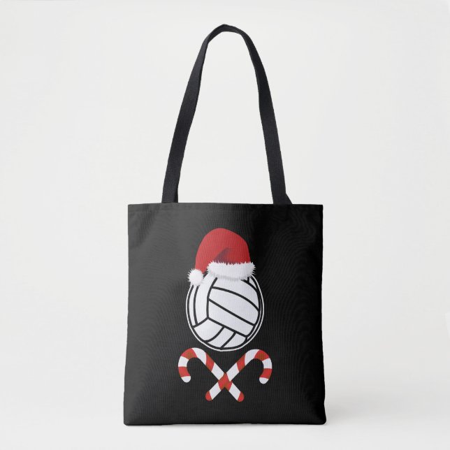 Christmas Volleyball Tote Bag (Front)