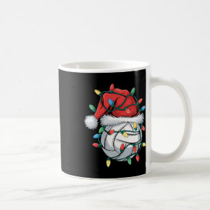 Christmas Volleyball Xmas Santa Sports Hat Ball Ki Coffee Mug