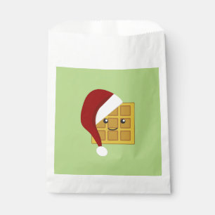 Christmas Waffle Favour Bag