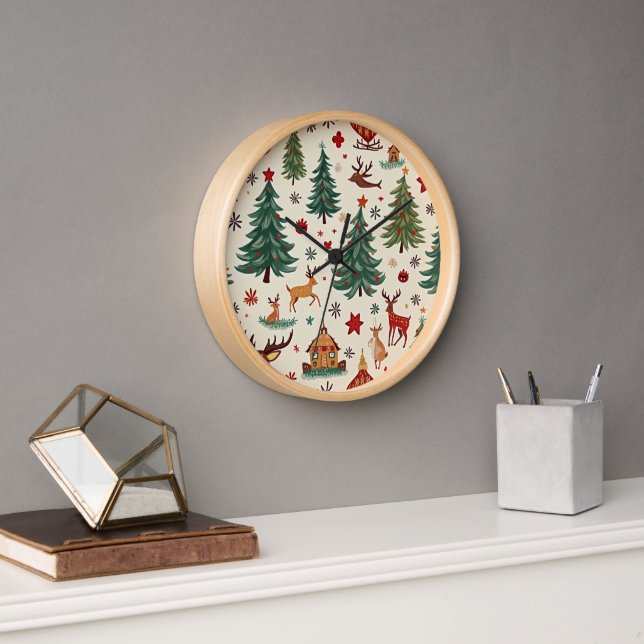 Christmas Wall Clock (Office)