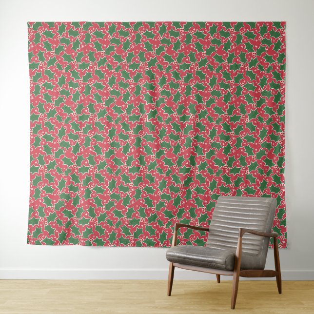 Christmas wall hanging tapestry (In Situ (Horizontal))