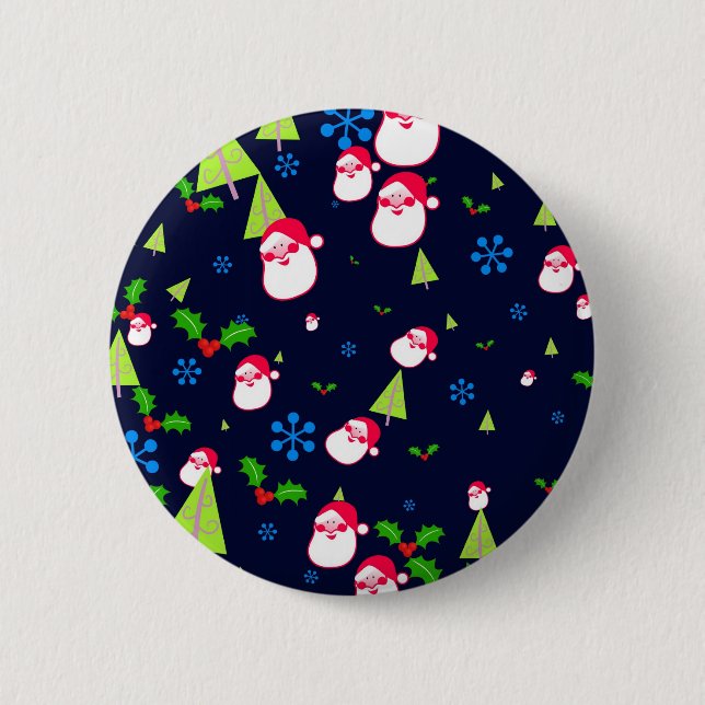 Christmas Wallpaper 2 Inch Round Button (Front)