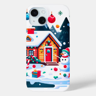 Christmas: Warm and Cozy Holiday Season iPhone 15 Case