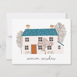 Christmas Warm wishes Holiday Card