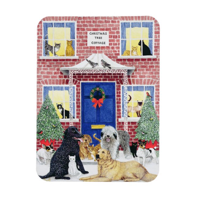 Christmas Warmth Magnet (Vertical)
