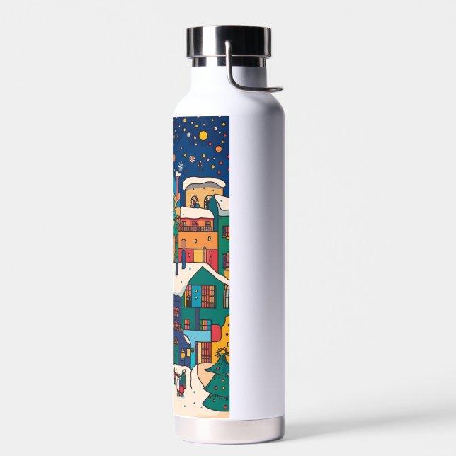 Christmas Water Bottle (Left)