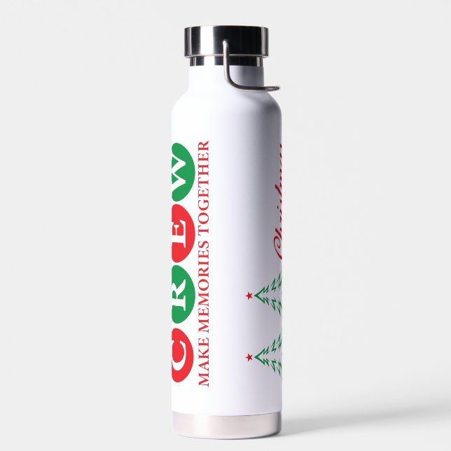 Christmas Water Bottle (Left)