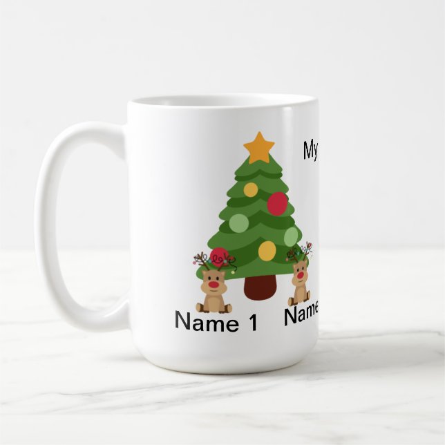 Christmas Water bottle  Coffee Mug (Left)
