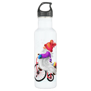 Christmas Water Bottle Gift Gnome with Gifts