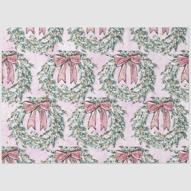 Christmas Watercolor Paper II Design 4 (Front)