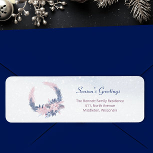 Christmas Watercolor Winter Foliage Custom Holiday