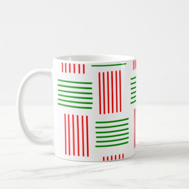 Christmas Weave   Coffee Mug (Left)
