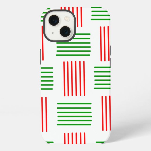 Christmas Weave  iPhone Case (Back)
