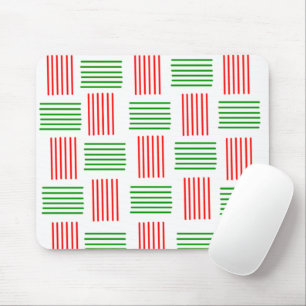 Christmas Weave Mouse Pad