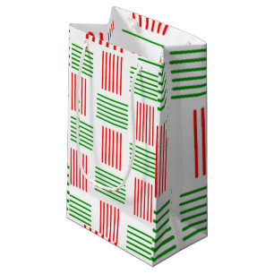 Christmas Weave Small Gift Bag