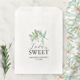 Christmas Wedding Favour Bags Love Is Sweet