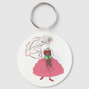 Christmas Wedding Keychain