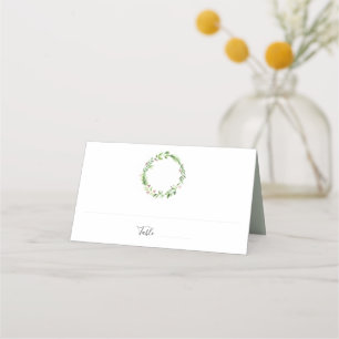 Christmas Wedding Place Card, Escort Card