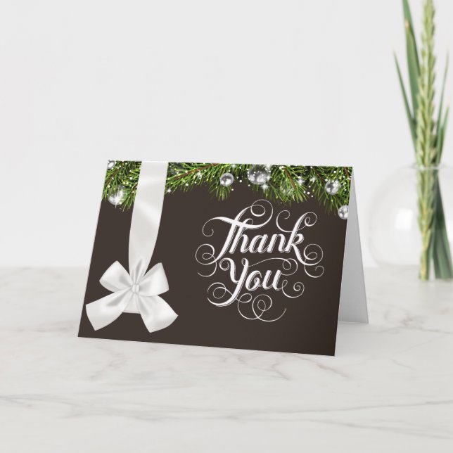 Christmas Wedding Thank You (Front)