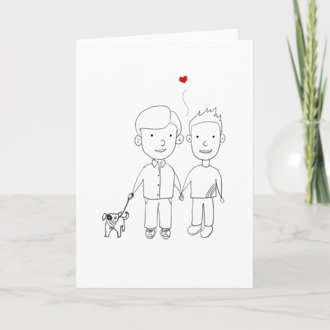 Christmas, wedding, valentine's day, proposal holiday card (Front)