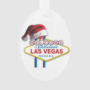Christmas Welcome to Las Vegas Sign Ornament