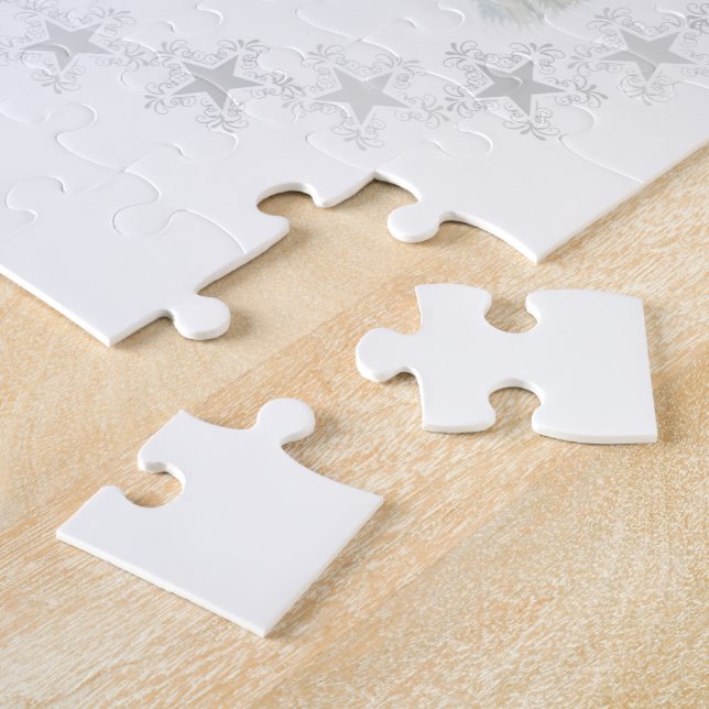 Christmas Westie Dog Art Jigsaw Puzzle (Side)