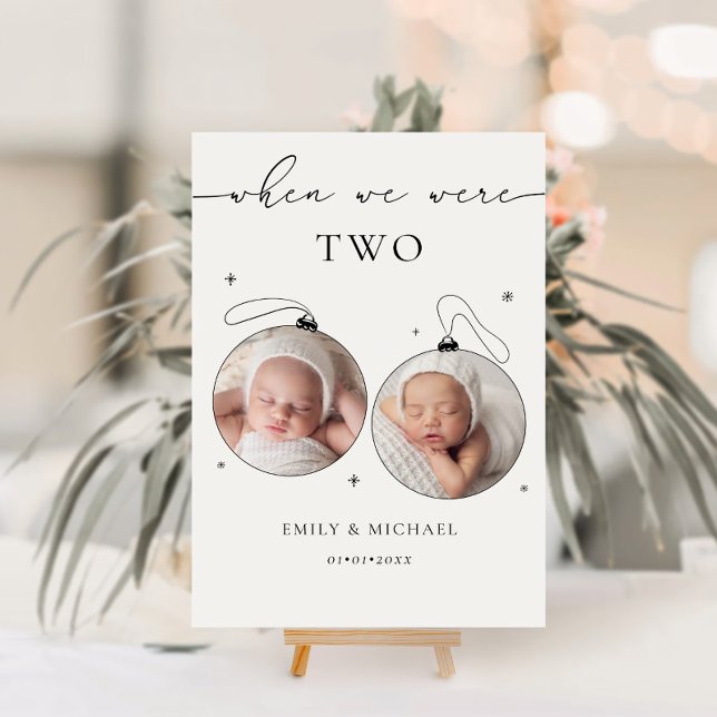 Christmas When We Were Age Wedding Table Number (Creator Uploaded)